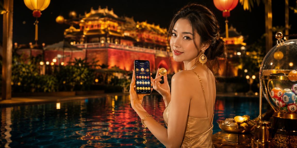 Không khí xổ số và đèn lồng Hội An về đêm