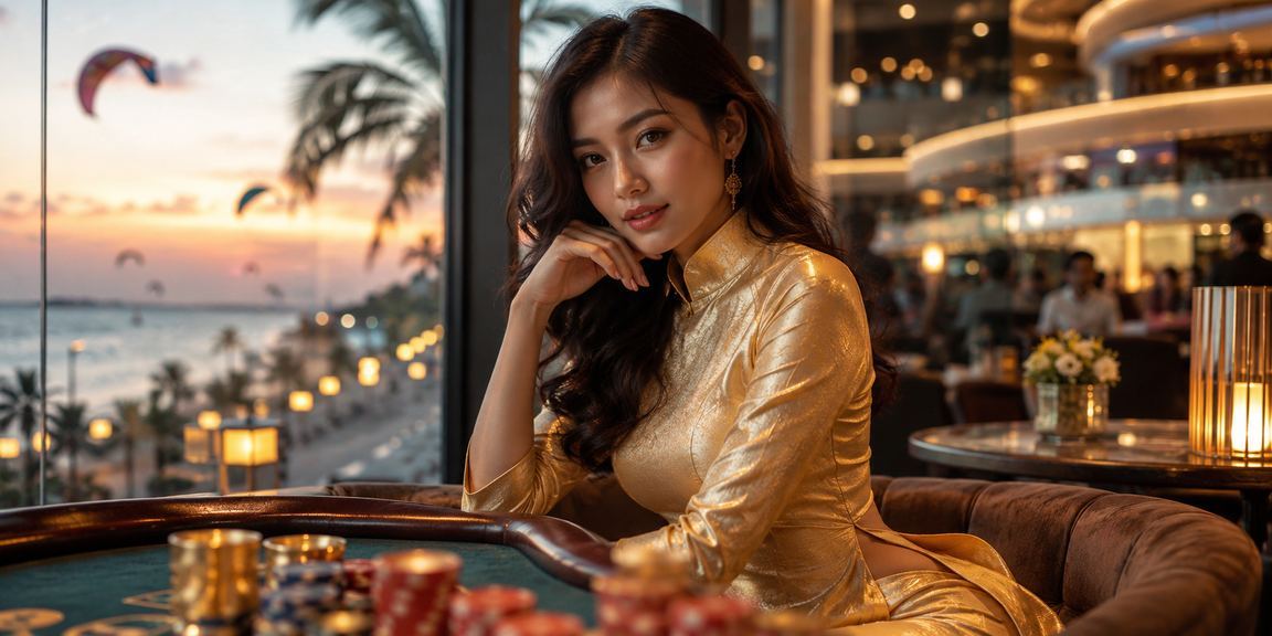 Người mặc áo dài tại Mũi Né tham gia Baccarat trực tuyến trên di động